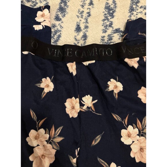 Blue and Pink Floral Vince Camino Jogger Sweatpants - Picture 3 of 4